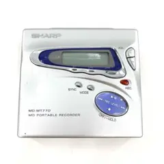 SHARP MDウォークマン MDレコーダー MD-MT770 動作確認済 2025年最新】sharp md-mt770の人気アイテム - メルカリ
