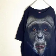 古着　USA 猿の顔 グラフィック Tシャツ オーバーサイズ　Rock yeah