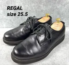 REGAL リーガル 76WR プレーントゥ ゴアテックス　レザー 25.5 黒