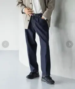 LOWRYS FARM ローリーズファーム デニムタックＲＧパンツ 濃紺 M