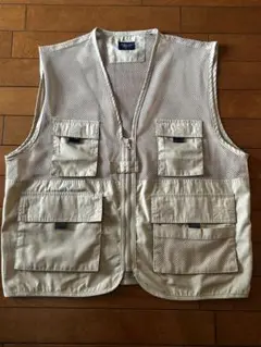 F.R.E.S.C.O. ベージュ メッシュベスト LLサイズ