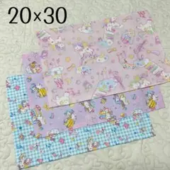 ランチョンマット 20×30 ユニコーン3枚セット 女の子柄　ゆめかわ　女児