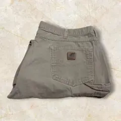 【Carhartt 革ロゴ ペインターパンツ 40x34 ダブルハンマーループ】