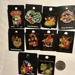 東京ディズニーランド 販売ピンバッジセット　Ｄ
