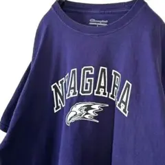 チャンピオン ナイアガラ NIAGARA Tシャツ L パープル 紫 古着
