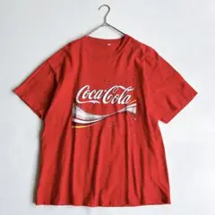 Coca-Cola コカコーラ　ロゴプリント　半袖Tシャツ　古着