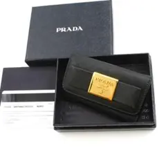 ✨未使用展示品・保証書・箱付き✨ PRADA キーケース 6連 リボン アイコン