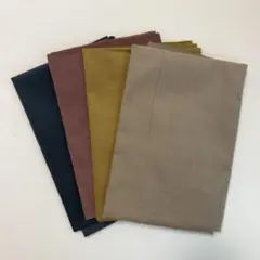 CHECK&STRIPE フレンチコーデュロイ　カットクロス ハギレセット