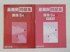 四谷大塚☆予シリ最難関問題集国語５年下☆解答解説付き☆2022年購入☆改訂版