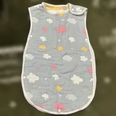 リバーシブル スリーパー グレー 雲柄 100cm〜