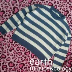 earth music&ecology♡ボーダーニットトップス