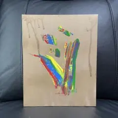 絵画　原画　現代アート　抽象画18 アクリル画　キャンバス　アメリカン雑貨