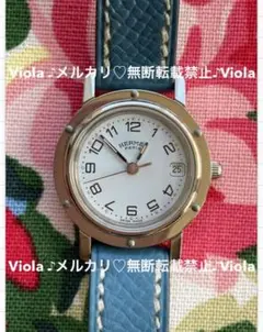 セール★エルメスギャランティー付き・箱付きクリッパーブルージーンSS