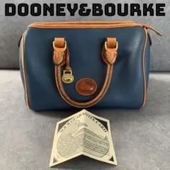 DOONEYu0026BOURKE USA製 シボ革オールレザーハンドバッグ