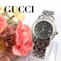 稼動 GUCCI グッチ 5500L 腕時計 レディース クオーツ デイト