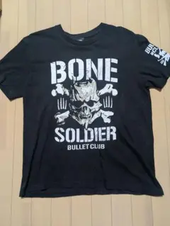 新日本プロレス　BULLET CLUB BONE SOLDIER Tシャツ 黒