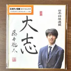 藤井聡太　書道作品 「雲外蒼天」 額縁 直筆サイン色紙 - 囲碁/将棋 藤井聡太 書道作品 「雲外蒼天」 額縁 直筆サイン色紙 - 囲碁