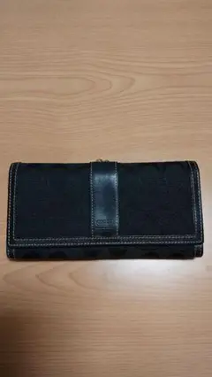 COACH シグネチャー 二つ折り がま口 長財布
