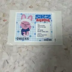 straykids skzoo ラベル缶 ステッカー トゥエッキ スキズサウナ