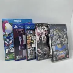 ゲームソフトセット PS4 PSP Wii U