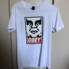 OBEY グラフィックプリント Tシャツ S ホワイト