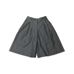 JILSANDER NAVY グレー チャコール ワイド ハーフパンツ