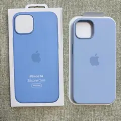 新品未使用· iPhone 14 シリコンケース ライトブルー