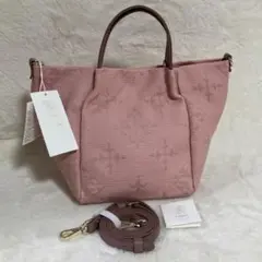 新品未使用 ラシット russet 刺し子 ショルダーバッグ ハンド バルーン