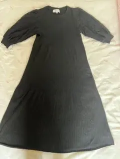 ROPÉ PICNIC ブラックニットワンピース 36