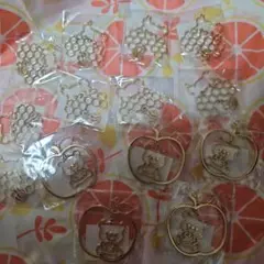 から枠 くまちゃんハチミツとリンゴ