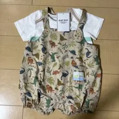 SLAP SLIP 恐竜柄ロンパースセット