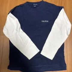 nautica 長袖カットソー 140 ネイビー/ホワイト