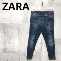 ZARA ザラ メンズ ブラックテーパードデニム テーパードジーンズ w32