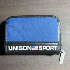 UNISON SPORTS 財布　ブルー　カードケース
