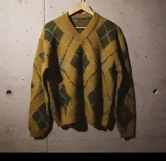 60's Mohair×Wool Knit