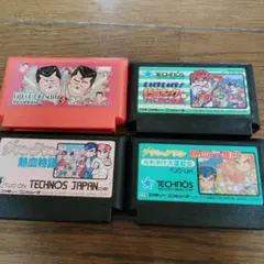 TECHNOS JAPAN ファミコンソフト4本セット