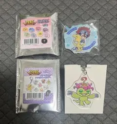 100均　ダイソー　デジモンアドベンチャー　アクリルバッジ　シークレット 他