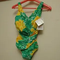 NINA RICCI ワンピース水着 緑・黄