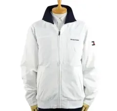 TOMMY HILFIGER ホワイト ナイロンジャケット