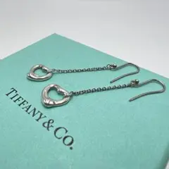 TIFFANY u0026 CO ティファニー ハート ピアス オープン シルバー