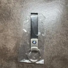 BMW レザーキーホルダー　ブラック