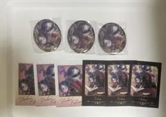 第五人格 BLACK&WHITE 夢の魔女 ラメキラ缶バッジ&ブロマイド2枚