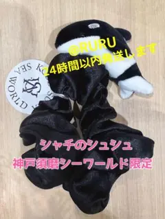 【神戸須磨シーワールド限定】シャチ シュシュ ヘアアクセサリー 新品未使用