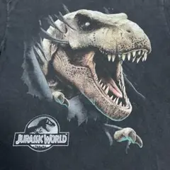 ムービーTシャツ 00s JURASUIC WORLD ジュラシックパーク 恐竜
