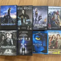 SFアクション映画など セル版DVD 8作品セット (ケース無し)