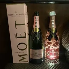 光るモエ シャンドン ネクター ロゼ ・モエ・エ・シャンドンロゼ 空瓶 ・箱