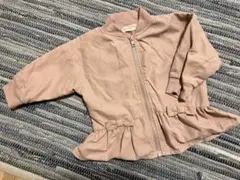80サイズ　くすみピンク　アウター　ジャケット　上着
