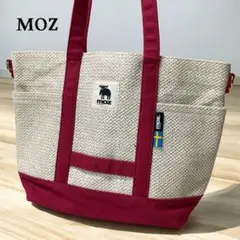 【美品】MOZ モズ トートバック かごバック A4収納可