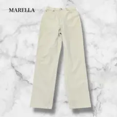 マレーラ　カジュアルパンツ(S相当)ストレッチ　ゴルフ　オフィス　ナチュラル