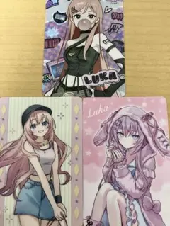初音ミク ウエハース コレクトボックス 巡音ルカ 3枚セット